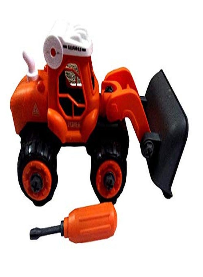 TEMSON Friction Powered Bulldozer Construction Truck Toy